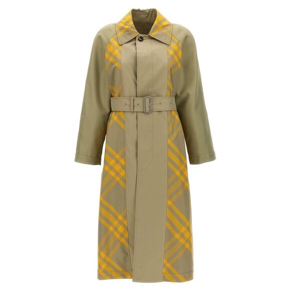 BURBERRY Jackets & Blazers - Burberry Women Check Insert Trench Coat